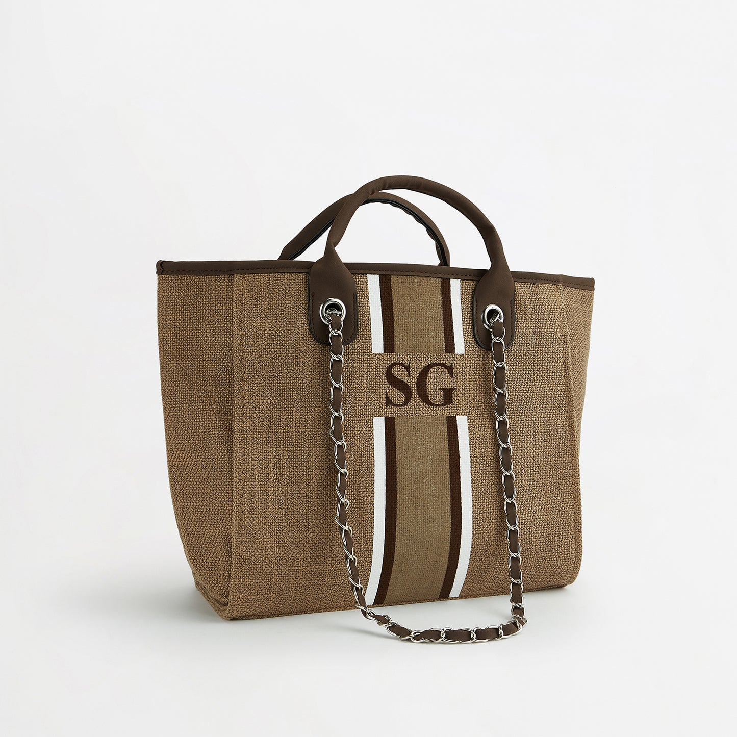 The Lily Canvas Tote - Mocha - Medium