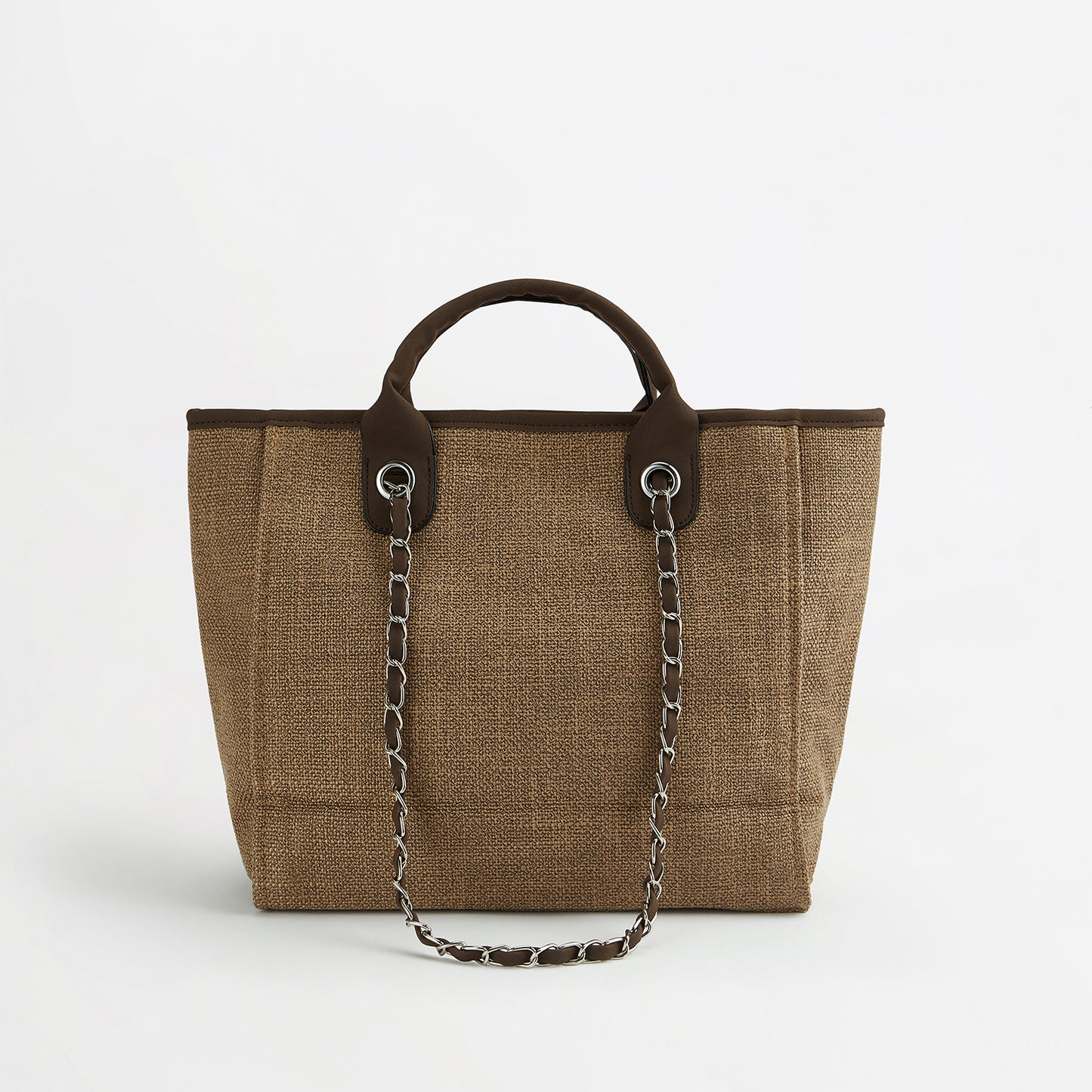 The Lily Canvas Tote - Mocha - Medium