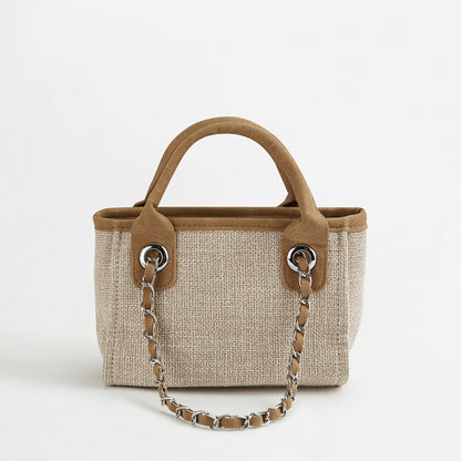 The Lily Canvas Tote - Soft Fawn - Mini
