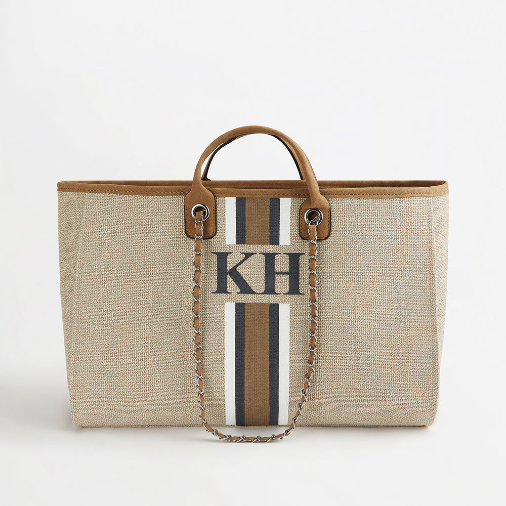 The Lily Canvas Tote - Soft Fawn - Jumbo