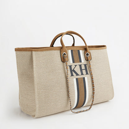 The Lily Canvas Tote - Soft Fawn - Jumbo