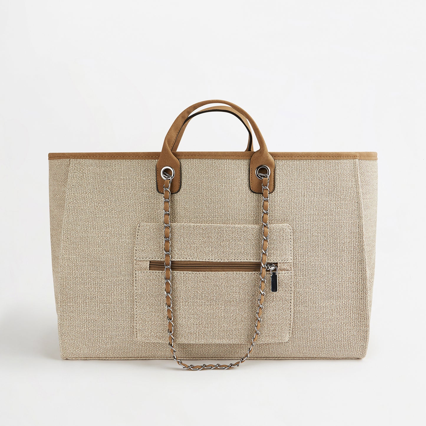 The Lily Canvas Tote - Soft Fawn - Jumbo