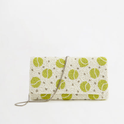 The Tennis Beaded Clutch