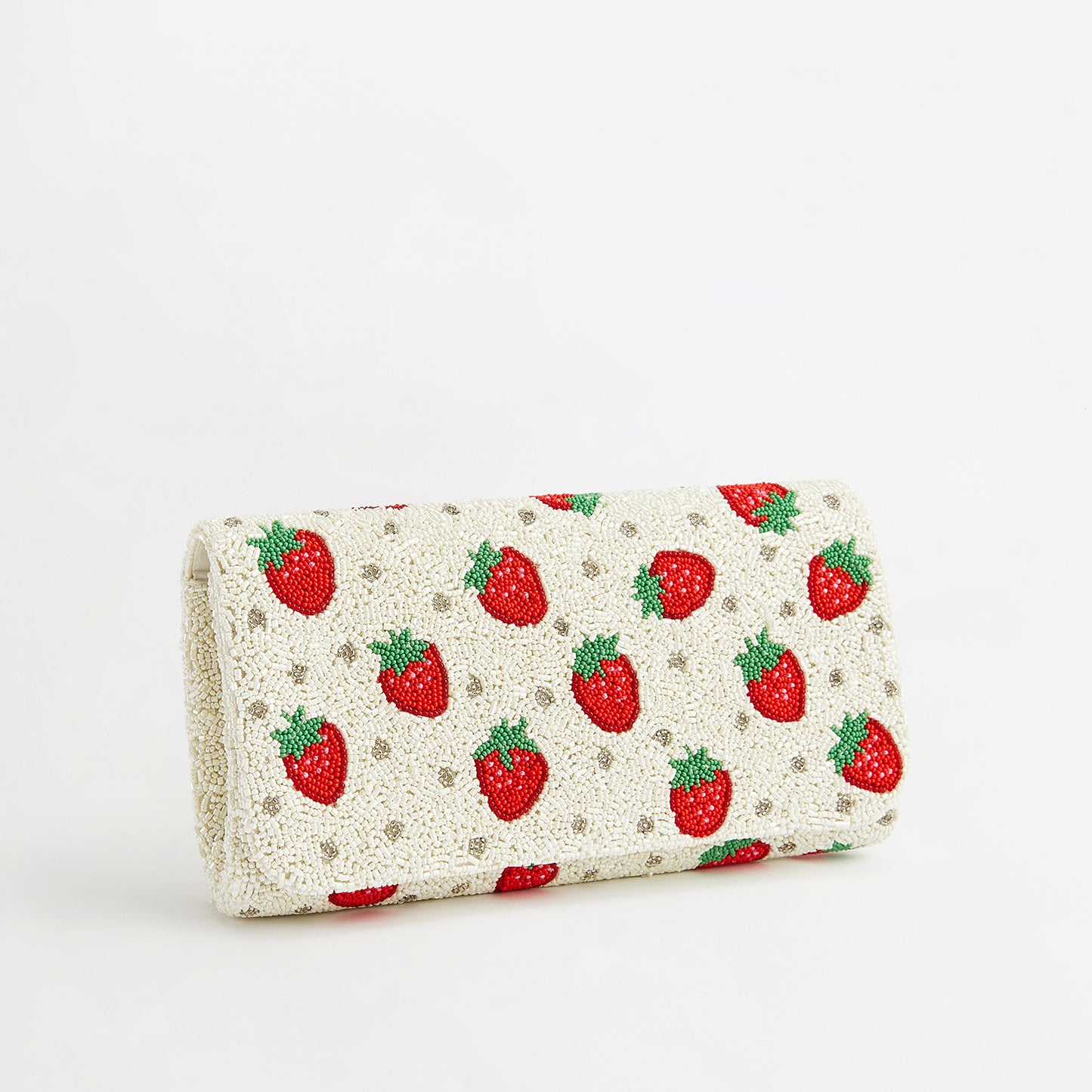 The Strawberries Beaded Clutch