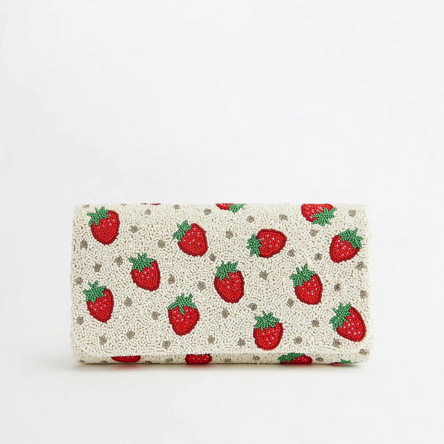 The Strawberries Beaded Clutch