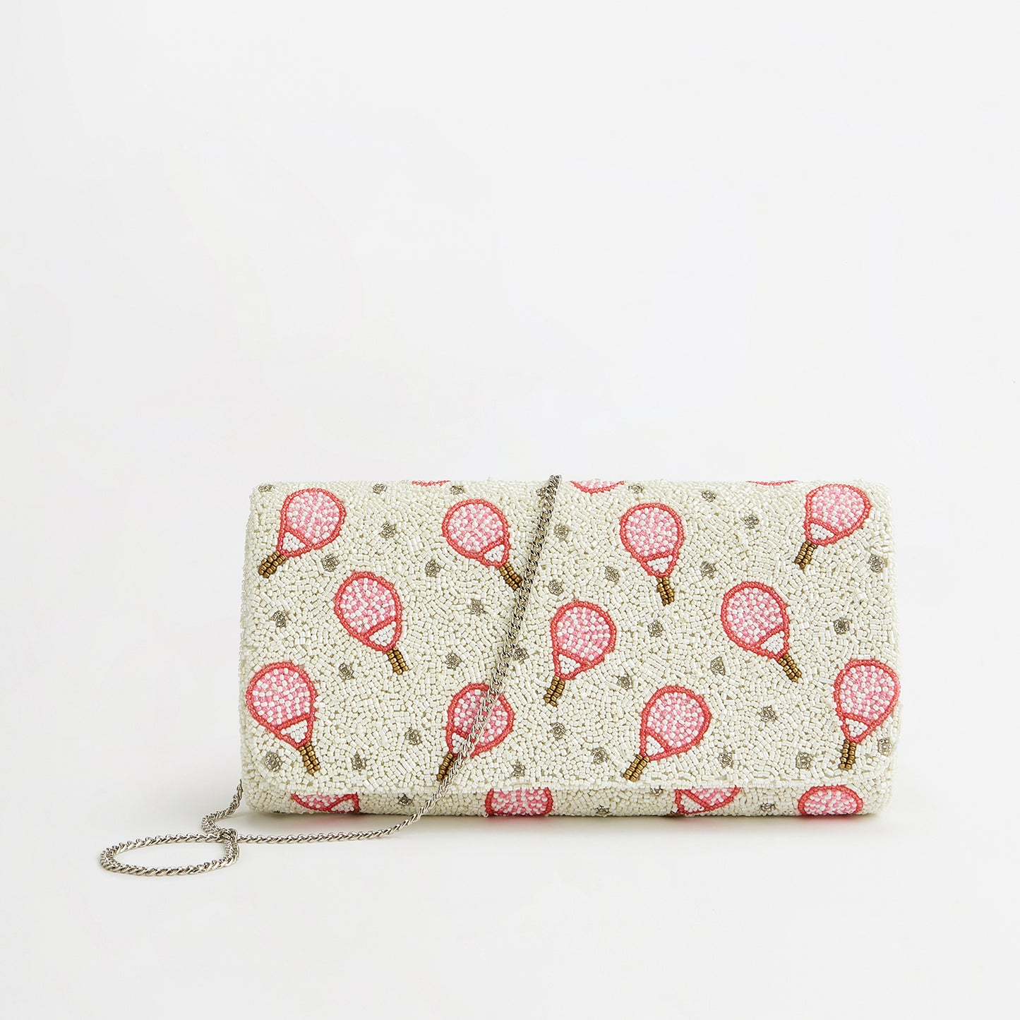 The Padel Beaded Clutch