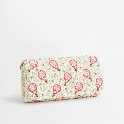 The Padel Beaded Clutch