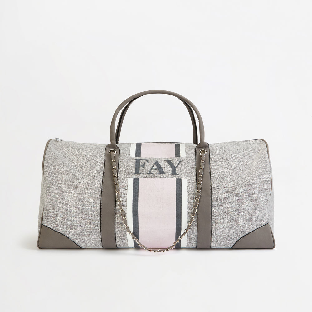 The Lily Canvas 'Take Me Away' Tote - French Grey