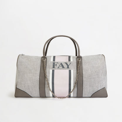 The Lily Canvas 'Take Me Away' Tote - French Grey