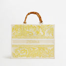 The Juliana Beaded Tote - Yellow Tropical
