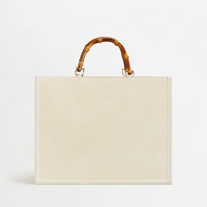 The Juliana Beaded Tote - Blue Fern