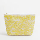 The Beaded Cosmetic Bag - Yellow Tropical