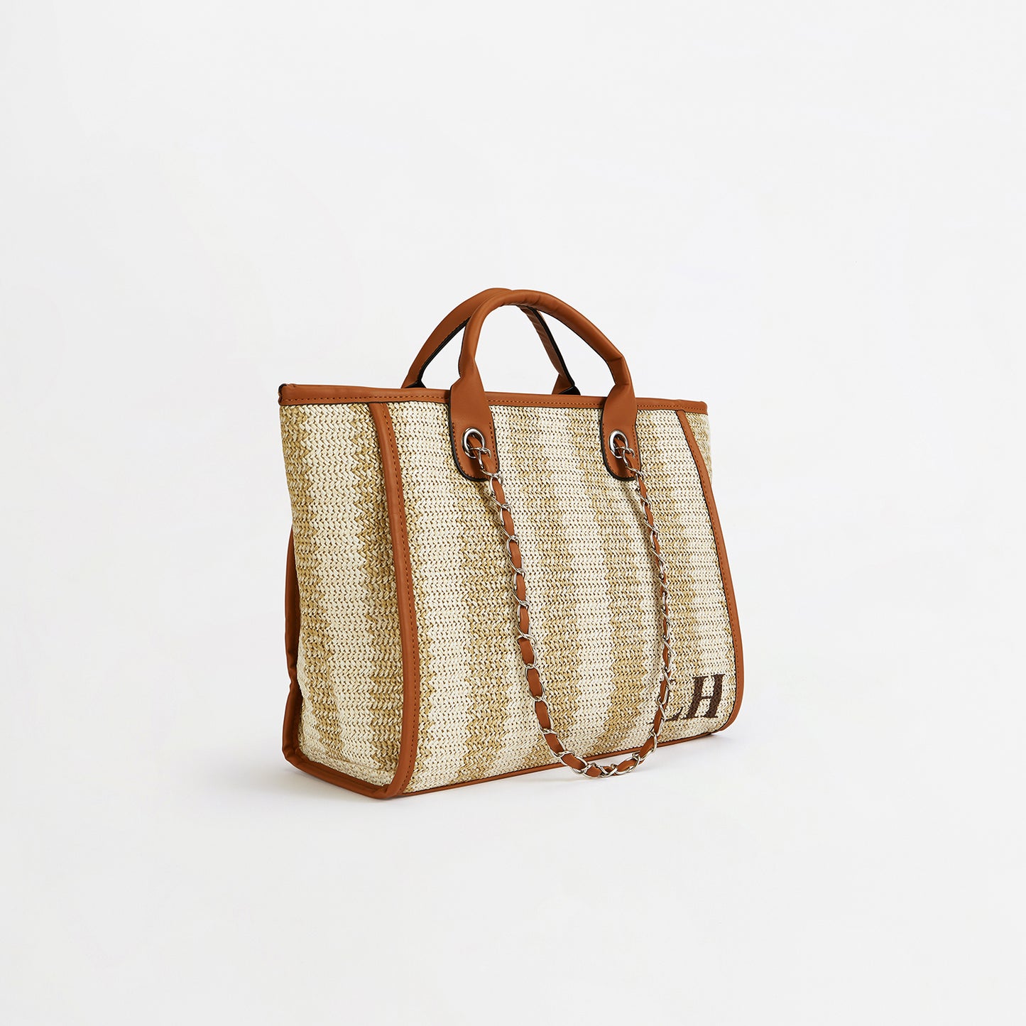 The Summer Stripe Tote - Cream - Medium