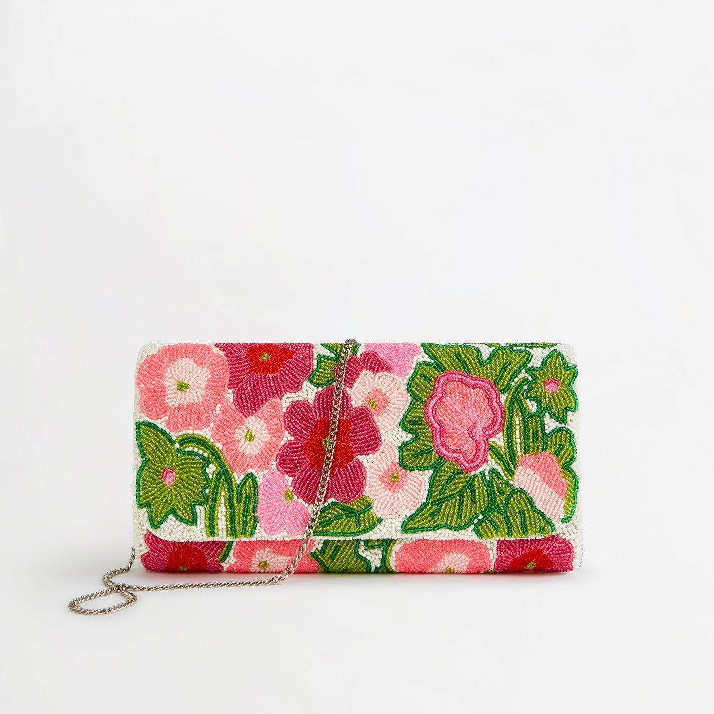 The Flower Garden Beaded Clutch