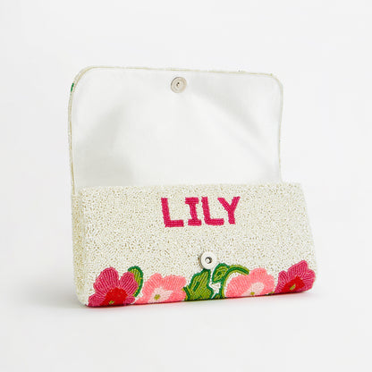 The Flower Garden Beaded Clutch