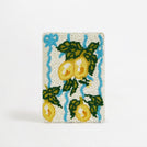 Beaded Passport Cover - Italian Lemons