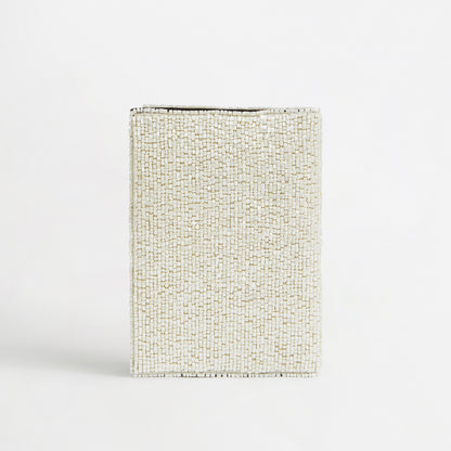 Beaded Passport Cover - Yellow Tropical
