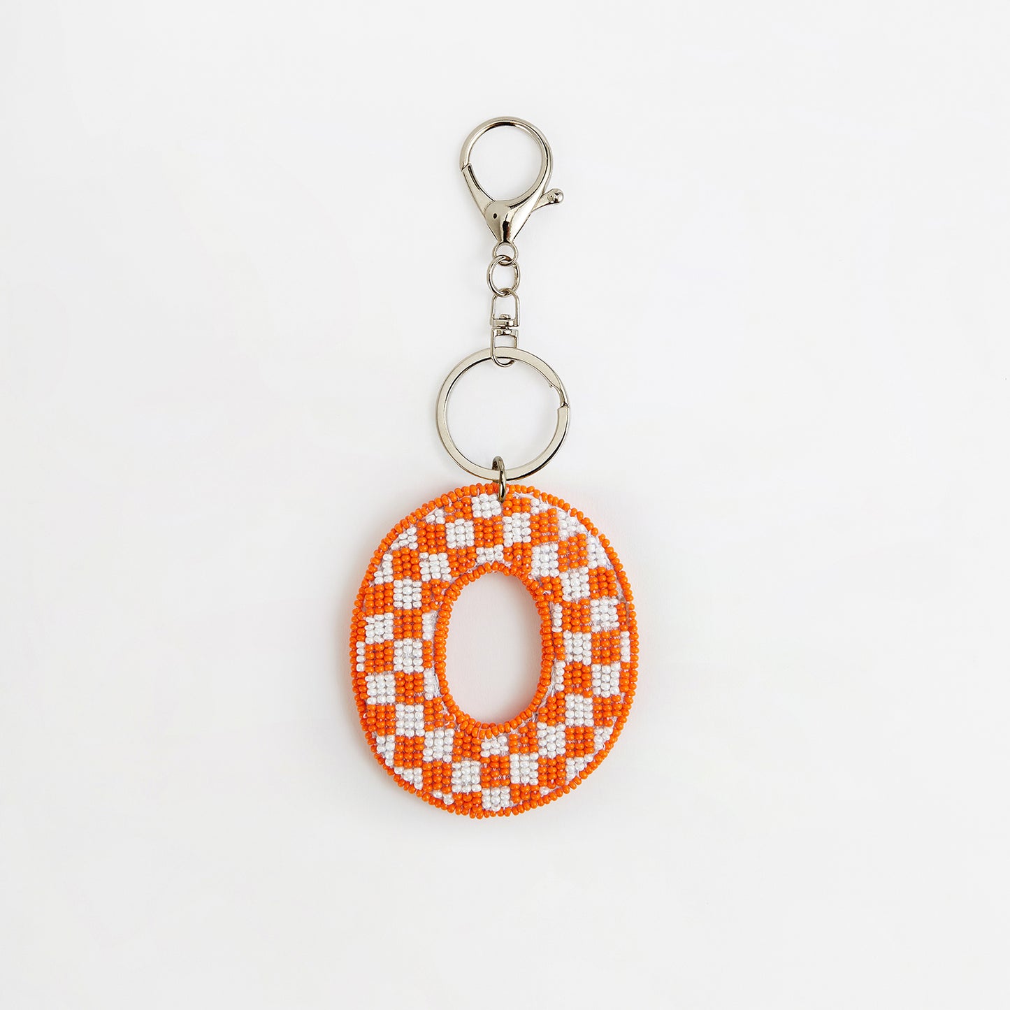 Personalised Hand-Beaded Letter Bag Charm