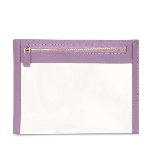 Lily & Bean Clear Travel Pouch Lilac