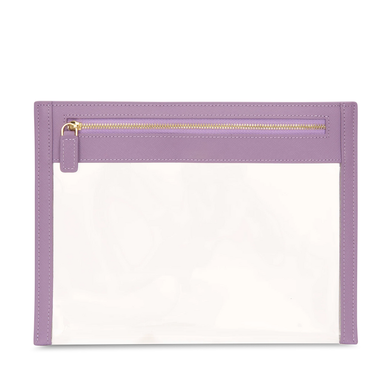 Lily & Bean Clear Travel Pouch Lilac