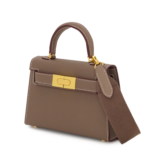 Lily and Bean Evie Leather Bag Mocha PRE ORDER 3 WEEKS