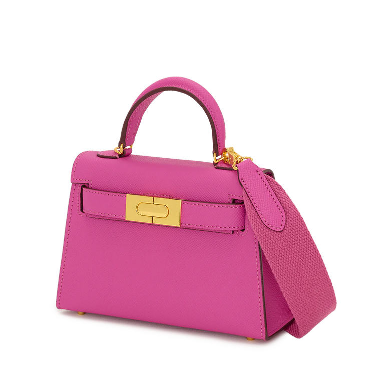 Lily and Bean Evie Leather Bag Rose Pink