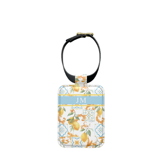 Lily & Bean Positano Personalised Double Sided Luggage Tag