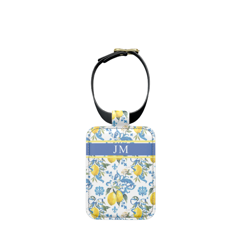 Lily & Bean Sicilian Personalised Double Sided Luggage Tag