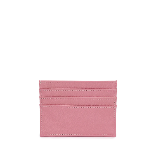 Pale Pink Leather Card Holder