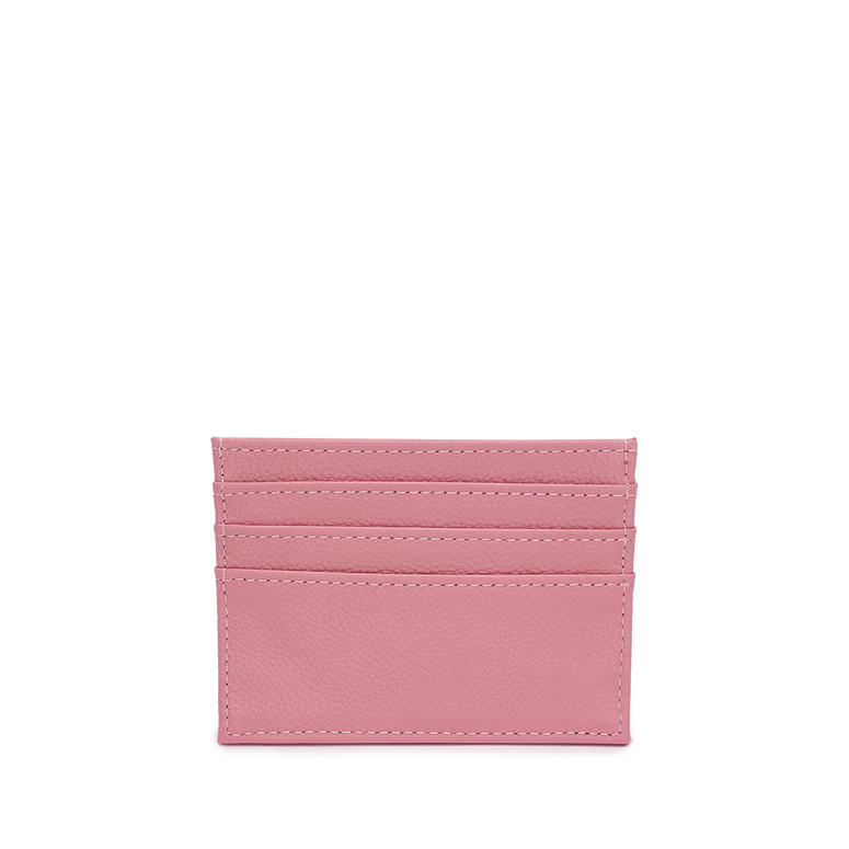 Pale Pink Leather Card Holder