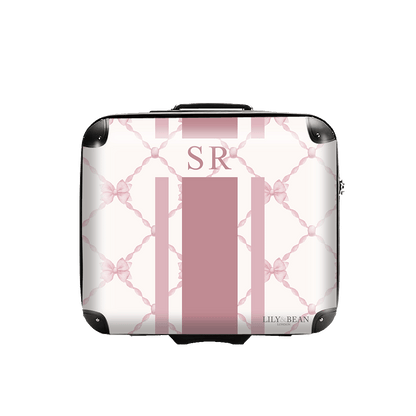 Bow Hardshell Luggage - Pink