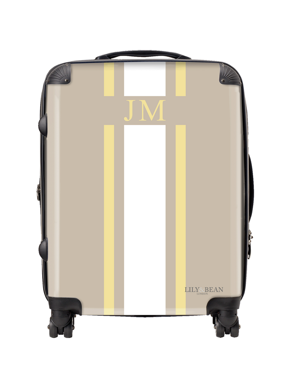 Hardshell Luggage - Yellow & White