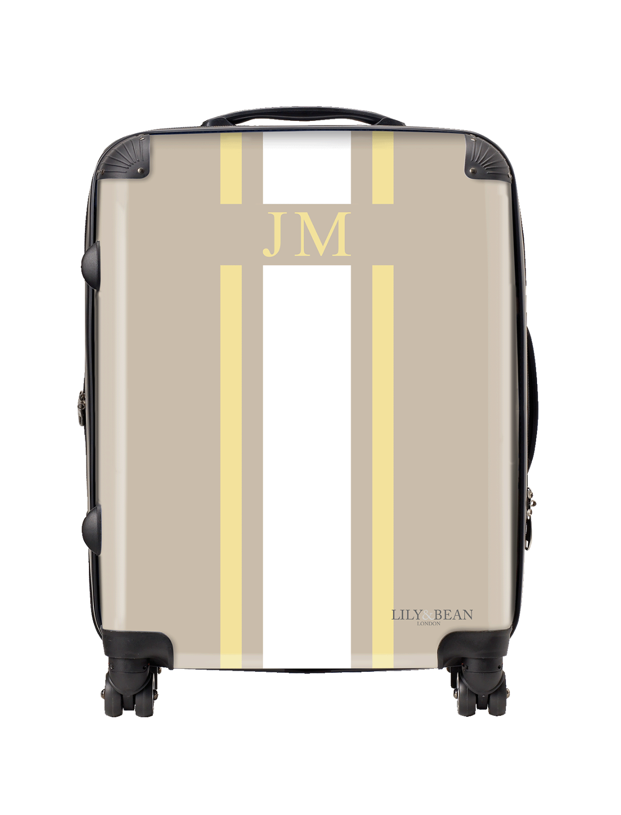 Hardshell Luggage - Yellow & White