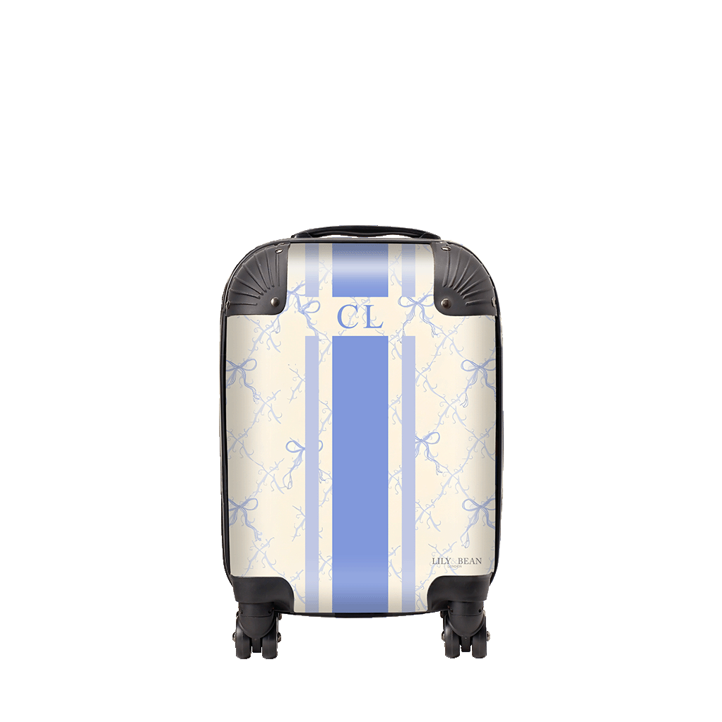 Bow Hardshell Luggage - Blue