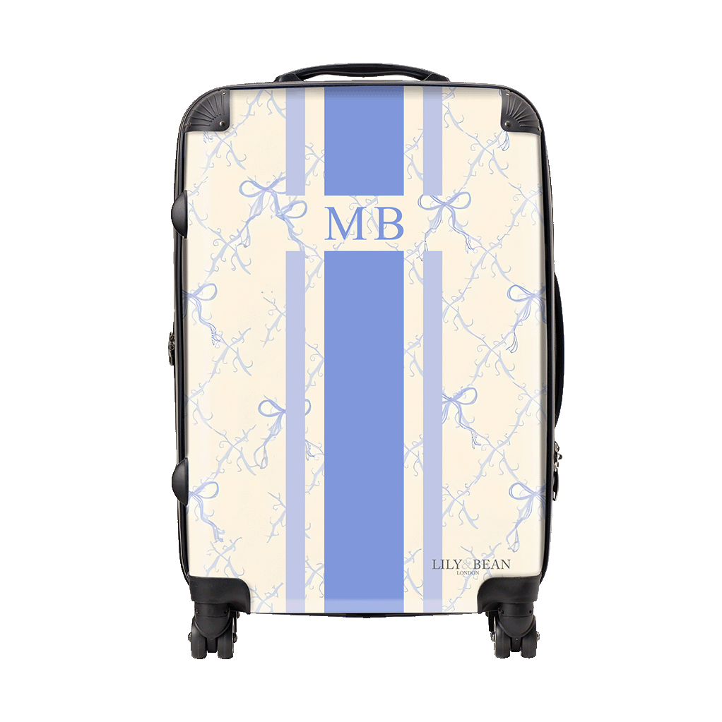 Bow Hardshell Luggage - Blue