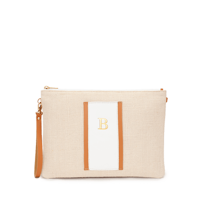 Annabel Straw Canvas Clutch_bags