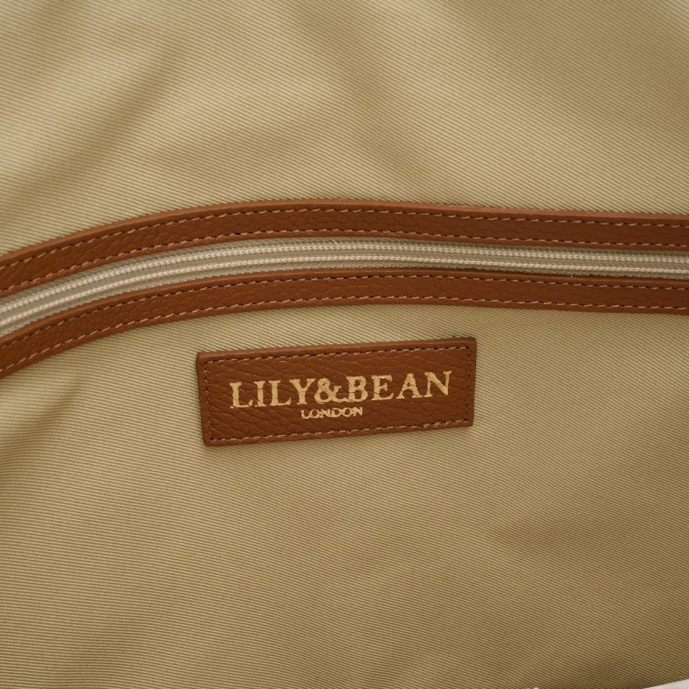 Egerton Italian Leather Bag - Tan