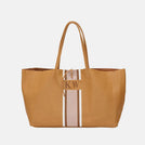 Egerton Italian Leather Shopper - Camel