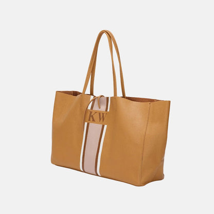 Egerton Italian Leather Shopper - Camel
