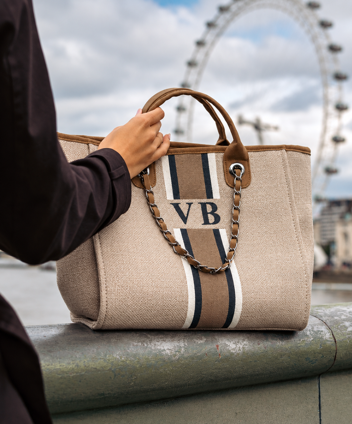 The Lily Canvas Tote - Soft Fawn - Medium