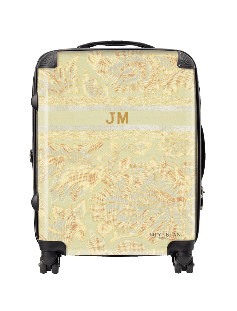 Hardshell Luggage - Juliana Tropical Yellow Personalised_