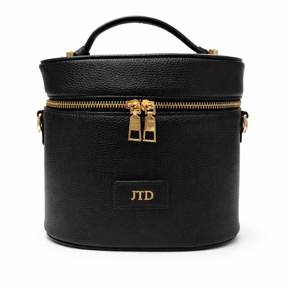 Leather Travel Case - Black