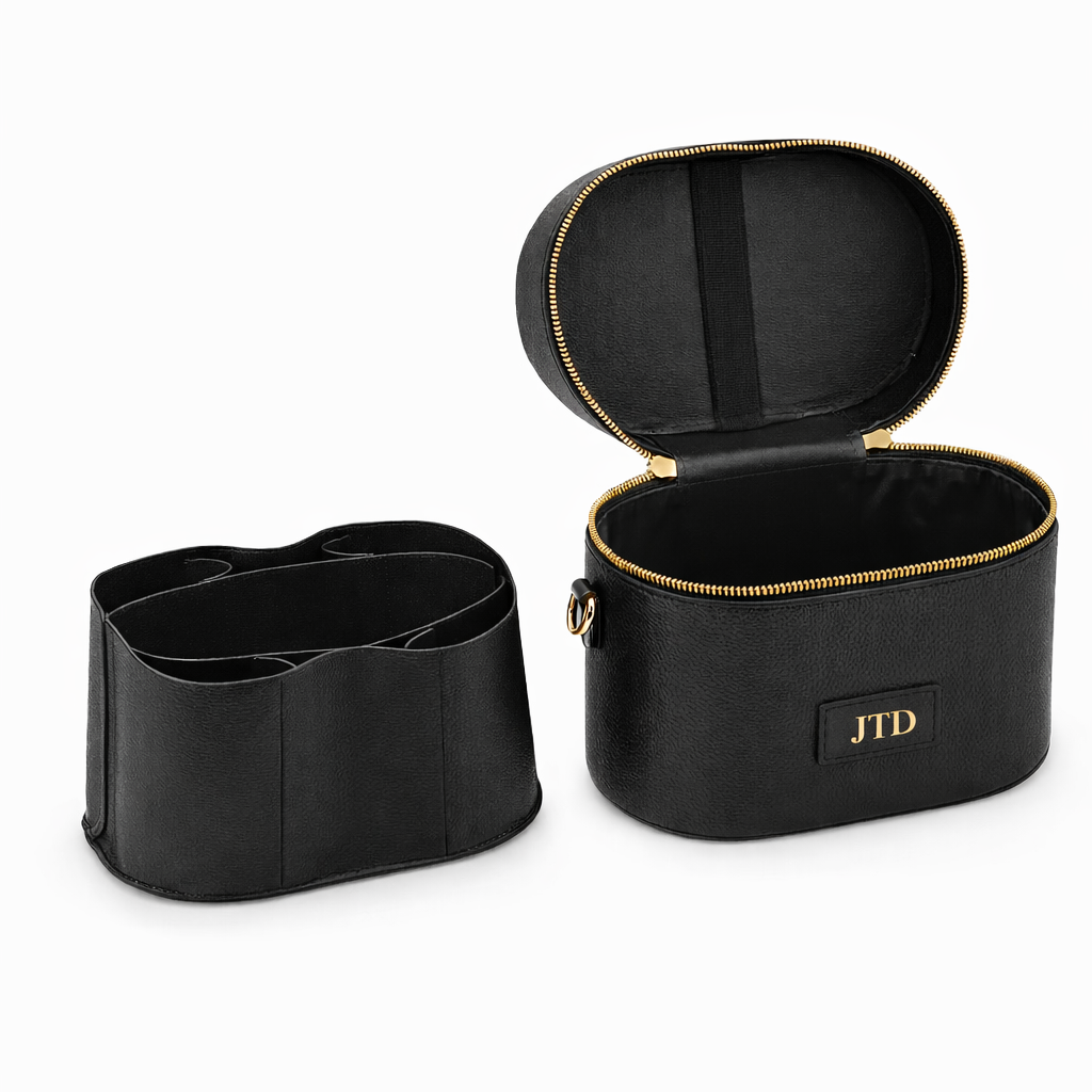 Leather Travel Case - Black