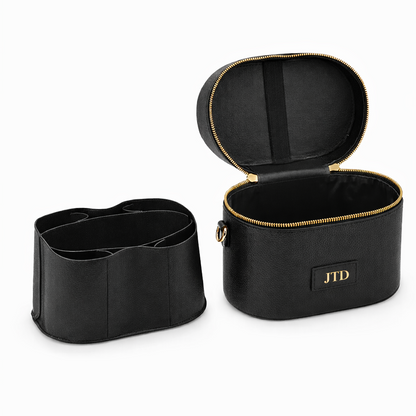 Leather Travel Case - Black