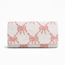 The Beaded Bow Clutch with Note