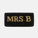 The Black Beaded Clutch with Date