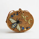 Oval Rattan Bag - Bumble Bee Personalised_