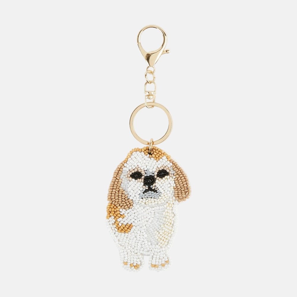 Personalised Hand-Beaded Bag Charm – Custom Design