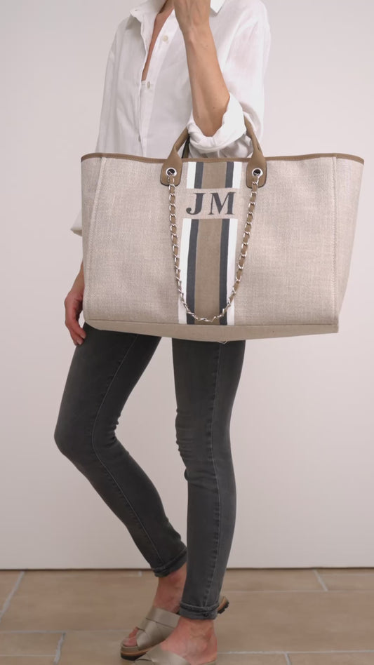 The Lily Canvas Weekender Jumbo Design Your Own- Soft Fawn