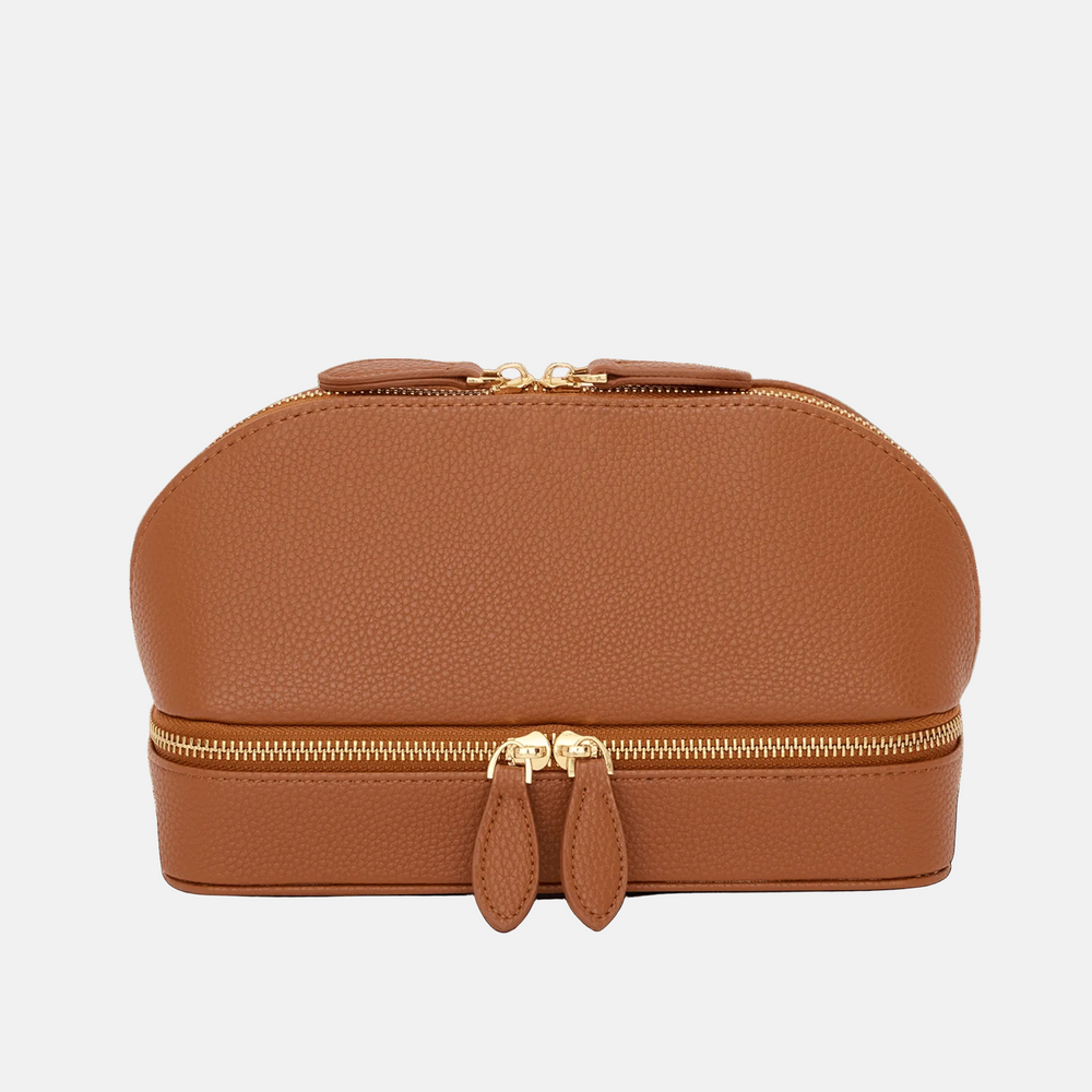Shell Vanity Case - Tan_